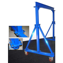 겐트리크레인 자키 호이스트 행거 2톤 이동식 크레인, 상세이페이지 참고, 1T는 높이 2미터, 너비 2미