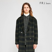 에프알제이 남성 더블 버튼 울코트(F94M-CT029B)