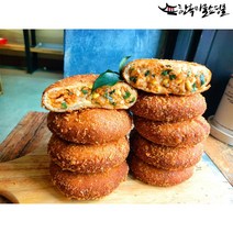 전주비빔빵 천년누리전주빵 전주명물 전주비빔밥 우리밀 식사대용 어린이간식 선물용빵, 비빔빵3+오징어비빔빵3+떡갈비빵4