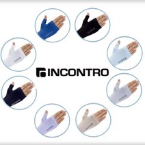 골프 등산 인콘트로 손가락 토시 반장갑 탁텔, 곤색상