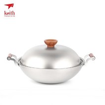 Keith 티타늄 냄비 3.5l 야외 캠핑 팬 비 코팅 가스 밥솥 조리기구 건강한 무독성 조리기구 ti8124