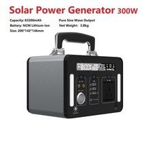 인산철파워뱅크 캠핑용배터리 올인원 파워뱅크 Uapow 3005001000w 휴대용 태양열 발전기 순수 사인파 발전소 에너지 저장 chargebale 캠핑 generador, 300w 83200mah, 다른
