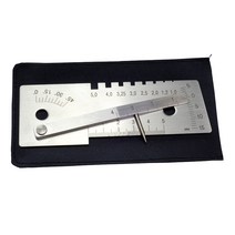 용접 게이지 용접 심 게이지 다기능 용접기 템플릿용 업그레이드된 스테인레스강 45도 측정 도구, 한개옵션0