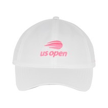US오픈 테니스대회 오피셜 언더아머 로고 여성 테니스모자 화이트