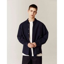 [지오다노] NEW 차은우 오버사이즈 옥스포드 셔츠 01043503-1
