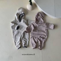 미앙블룸비 배색후드슈트
