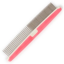 강아지 고양이 털 제거기 청소기 애견 슬리커 Pet Dematting Comb Stainless Steel Grooming for Dogs and, 02 pink