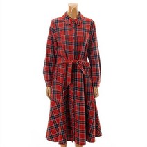 SOUP NC08 벨티드 체크원피스4 SXAOPT1