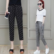 베베디 여성용 크라쓰 여름 7부 밴딩팬츠 2P