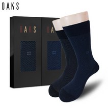 닥스 양말 남자 2족 선물 세트 면 장목 작은 다이아 학생 교복 정장 직장인 30대 40대 50대 20334