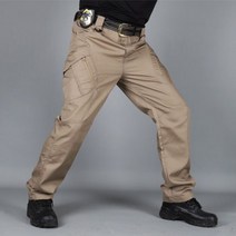 도시 군사 전술 바지 남성 SWAT 전투 육군 많은 주머니 방수 내마모성 캐주얼 카고