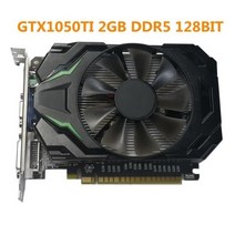 그래픽카드 지포스 rtx 3060 4090 중고 채굴 GTX1050TI 고속 그래픽 카드 2GB DDR5 128Bit 1092/1150MHZ V, 01 Black