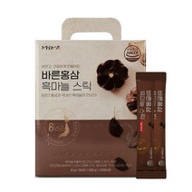 [정원삼] 바른홍삼 흑마늘스틱 100포 1박스 대용량 홍삼스틱 실속형 특허공법