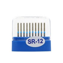 DI SO SR 시리즈 치과 다이아몬드 그라인딩 버 드릴 비트 고속 연삭 도구 그라인더 100 개/상자, SR-12