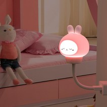 여자아이 방꾸미기 무드등 특별한 선물 눈보호 USB 침실조명, A 토끼