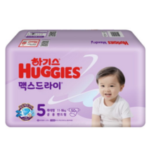 하기스 NEW 맥스드라이 점보 밴드형 남여공용 6단계(14~19kg), 400매, 0   5step(11~16kg) / 공용 특대