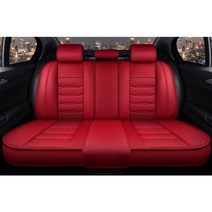 가죽 카시트 커버 기아 Ceed Sportage Rio 3 4 x 라인 Soul 셀토스 Cerato 2 Picanto Sorento Optima Ster 액세서리, Rear red