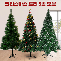 EVERYS 대형 올인원 크리스마스 트리 장식 전구 모음, 솔트리 1.8M, 웜색300구