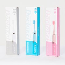 닥터이엘 강도별 진동 칫솔 3개입, 핑크(초극세모) 3개
