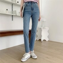 셀러허브 패션 여자 스트레이트진 일자 슬림핏 데님팬츠
