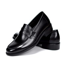 허쉬파피 남성 알파 소가죽 페니 로퍼 MN553 사이드밴딩 천연돈피 향균내피 3.5cm