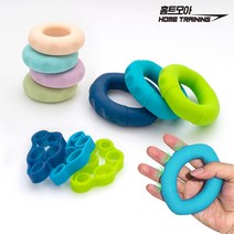 홈트모아 무소음 손 악력기, 마카롱악력기_아쿠아(15LB)