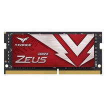 TEAMGROUP T-Force Zeus DDR4 SODIMM 16GB 3200MHz (PC4-25600) 260핀 CL22 노트북 메모리 모듈 램 - TTZD416G3200HC2, 16GB (16GBx1)_3200MHz CL 16