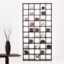 아트미니 40종택1 다기장 다완장 찻장 그릇장 주방장식장 다기 보관함, 7_52x10x34cm(12칸)