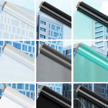 사생활보호 국산 물로붙이는 창문필름 암막 단열 시트지 유리 자외선차단 투명 반투명 썬팅지, 화이트