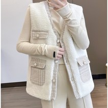 FANSYLI 여성 모피 조끼 가을 겨울 새로운 스웨이드 베스트 코트 293호 10A20