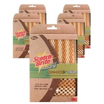 3M 스카치브라이트 내츄럴 옥수수 수세미 기획세트, 1개