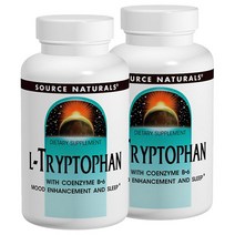 소스내츄럴스 L-트립토판 코엔자임 B-6 포함 500mg 타블렛, 30개입, 2개