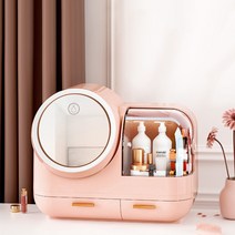 HK 턴라이트 화장품 수납함 일반형 정리 수납, 핑크