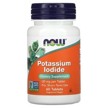 나우푸드 칼륨 포타슘 요오드 30mg 60타블렛 POTASSIUM