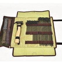 캠핑 팩가방 단조팩 파우치 캠핑 팩가방 파우치 망치, 팩가방 카키