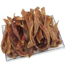 수제펫 수제간식 대용량, 1팩, 돼지귀 슬라이스 중대형견용 500g