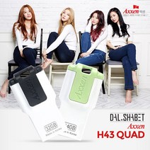Axxen 액센 H43 QUAD USB 2.0, 퍼플, 8GB 퍼플