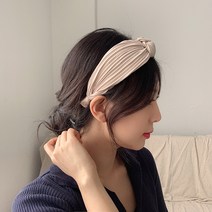 골지 넓은 꼬임 귀안아픈 반다나 헤어터번 헤어밴드 머리띠