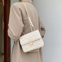 에이원스토어 진주 체인 미니 크로스백