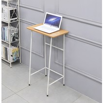 서서보는책상 이케아스탠딩테이블 목디스크책상 서는 공부 스바테이블 졸음방지 데스크, 스탠딩책상