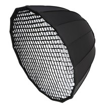 호환가능 프롬프터 Godox-P90L 90CM 딥 파라볼릭 보웬 Profoto Elinchrom 마운트 휴대용 소프트 박스 + P9, 03 for Elinchrom Mount
