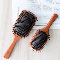 아베다 우든 패들 브러쉬 미니 아베다 헤어 두피 마사지 빗 샴프 브러쉬, 소