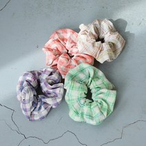 반디 린넨 헤어슈슈 곱창밴드