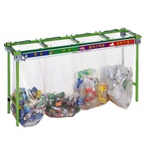 나skswint_분리수거함 철재100리터 4구 투명 비닐 마대걸이 분리함 쓰레기 수거함 휴지통 쓰레기함♥winters, ♥나누리겨울!