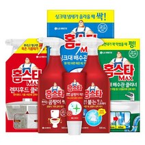 홈스타 곰팡이싹/렌지후드클리너/싱크대 세면대클리너 모음 와이준, 착 붙는 락스 500ml 3개