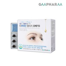 지엠팜 더루테인알티지오메가3 루테인지아잔틴 최대함량 독일 KD파마사 원료, 더루테인알티지오메가3 1개 (1개월분)