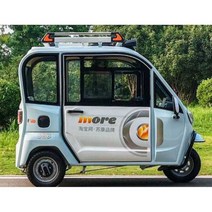 노인용 전기차 완전 밀폐형 전기 스쿠터 웨건 삼륜, 60V20A 배터리(25km)