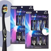 바른생활 바른칫솔 검케어플러스 미세모 4입 x 2개(총8개입)