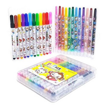 8000컬러링키트 12색(색연필+싸인펜)세트