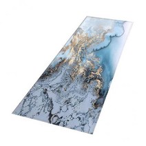 2-3pack 대리석 패턴 도어 매트 복도 러너 침실 지역 러그 카펫, 폴리에스터, C_60x180cm